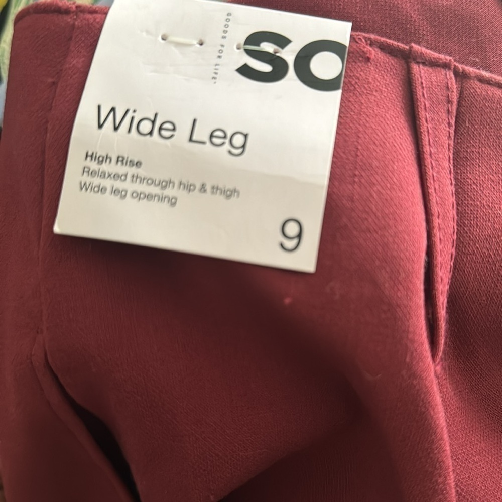 NWT So wide leg high rise pants - Picture 8 of 10